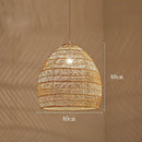 Rattan Pendant Chandelier Ceiling Light by Ljojo™ - Hand Knitted, Modern Design