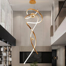 Ljojo LED Pendant Light: Modern Chandeliers for Living Room & Dining Room