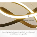 Ljojo Modern Aluminum LED Pendant Chandelier for Dining Kitchen Living Room