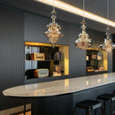 Ljojo Luxury Crystal Glass Chandelier for Dining, Bedroom, Living Room