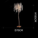 Crystal Tree Floor Lamp Luxury Art Light for Living Room Bedroom - Ljojo