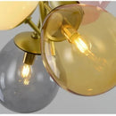 Modern Glass Chandelier Pendant Light | Colorful Dining Room Decor | Ljojo
