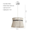 Japanese Wabi Sabi Rattan Pendant Lamp for Home Decor by Ljojo
