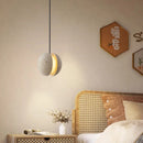 LED Chandelier with Natural Stone | Contemporary Pendant Lamp by Ljojo