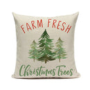 Ljojo Linen Christmas Decorative Cushion Covers for Modern Home Decor