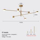 Nordic Minimalist LED Chandelier Living Room Modern Home Indoor Decoration Ljojo