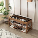 Ljojo™ 2-Tier Shoe Rack Bench, Modern Design, 550lbs Capacity