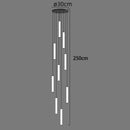 Ljojo LED Pendant Light Chandeliers for Living Room Staircase Indoor Lighting