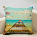 Ljojo Linen Pillow Case 45x45cm for Home Decor and Relaxation