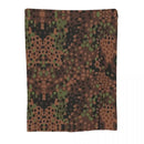 Ljojo Lightweight Erbsenmuster Camo Fleece Blanket for Bedroom and Sofa
