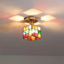 Ceiling Chandeliers Modern Tiffany Glass Pendant Light for Bedroom Kitchen - Ljojo