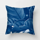 Blue Pattern Cushion Cover 45*45cm Pillowcase for Bedroom Sofa Home Decor by Ljojo