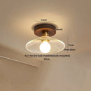 Ljojo LED Ceiling Lights: Modern Nordic Style Aluminum Glass Lamp for Indoor Living Room