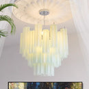 Ljojo Medieval Glass Pendant Chandelier for Dining Living Bedroom