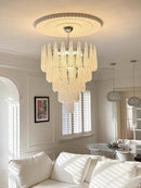 Ljojo Murano Glass E14 LED Indoor Chandelier for Villa - French Art Home Deco