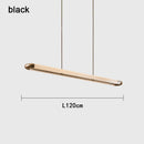 Minimalist Design LED Chandelier: Straight Strip High-End Pendant Light by Ljojo