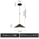 Nordic Creative Droplight Chandelier for Dining Room | Ljojo Modern LED Lamp for Restaurant Personality