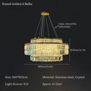 Ljojo Luxury Nordic Chandelier for Dining Room, Bedroom, Living Room