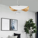 Nordic Style Black Gold Leaf Chandelier Pendant Light for Living Room by Ljojo