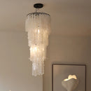Crystal Chandelier Stair Pendant Lamp Living Room Interior Lighting by Ljojo