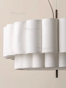 Wabi Sabi Fabric Ceiling Chandelier Living Room Bedroom Decor Pendant Light by Ljojo
