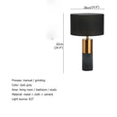 Ljojo LED Table Floor Lamp Modern Black E27 Desk Light for Home Office Bedroom