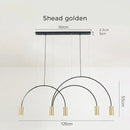 Ljojo Minimalist Postmodern Geometric Chandeliers for Home and Restaurants