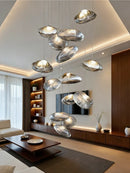 Luxury Glass Hanging Chandeliers Cloud Pendant Light for Bedroom Living Room Ljojo