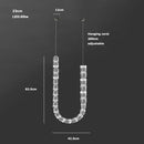 2026 New Trend Crystal Bullet High Ceiling Chandelier | Ljojo Light Fixture for Living Room Staircase