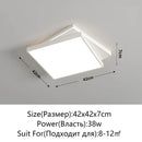 Modern Square Metal LED Ceiling Lights for Home & Office Decor by Ljojo