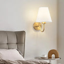 Nordic Fabric Lampshade Wall Lamp E27 LED - Modern Bedroom & Dining Room Lighting by Ljojo