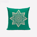Ljojo Mandala Boho Retro Designer Linen Cushion Cover 45*45cm for Sofa