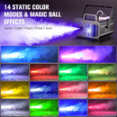 Ljojo™ 1200W RGB LED Fog Machine with Magic Ball Effect Lights
