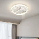 Modern Bladeless Ceiling Fan Lamp Remote Silent for Bedroom Living Room by Ljojo