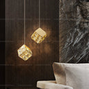 Ljojo Luxury Crystal Bedside Chandelier for Designer Living Room Wall & Hotel Bedroom
