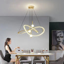 Modern LED Fish Shaped Pendant Light Color Adjustable with Intelligent Remote Control - Ljojo.