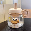 Ljojo 1000ml Cute Tea Infuser Bottle with Handle - Sport Gym Travel Drink Bottle