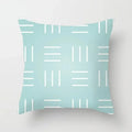 Ljojo Mint Green Geometric Print Lumbar Pillowcase