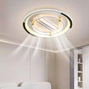 Ljojo Modern Led Ceiling Fan Light for Dining Room - Elegant Indoor Lighting Solution