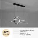 Ljojo Modern Gold Black Dimmable Chandelier for Dining Room - Elegant Pendant Lamp Lighting