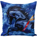 Animal Horse Printed Cushion Cover by Ljojo - Sofa Decor Pillowcase