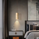Travertine Chandelier Pendant Lamp Hanging Light for Dining Room & Bedroom by Ljojo