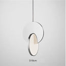 Modern Geometric Gold Silver Small Pendant Lamps Table Dining Bedroom Chandelier by Ljojo