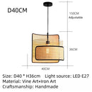 Japanese Wabi Sabi Style Chandelier | Retro Industrial Bedroom Light | Ljojo Indoor Lighting
