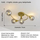 Crystal Glass Ball LED Pendant Chandelier - Modern Minimalist Nordic Art Light by Ljojo