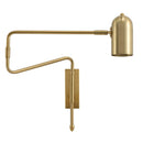 Ljojo Long-Arm Wall Lamp, Adjustable & Retractable with Switch, E27 Bedside Reading Light