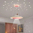 Astronaut UFO Children's Room Pendant Light | Creative Starry Sky Bedroom Lighting by Ljojo