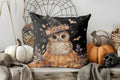 Cozy Halloween Library Pillow Cover for Sofa, Bedroom & Car by Ljojo
