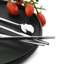 Ljojo 40Pcs Stainless Steel Cutlery Set for Dining and Kitchen