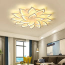 Ljojo Luxury Acrylic LED Ceiling Lamp Remote Dimming for Modern Living Room